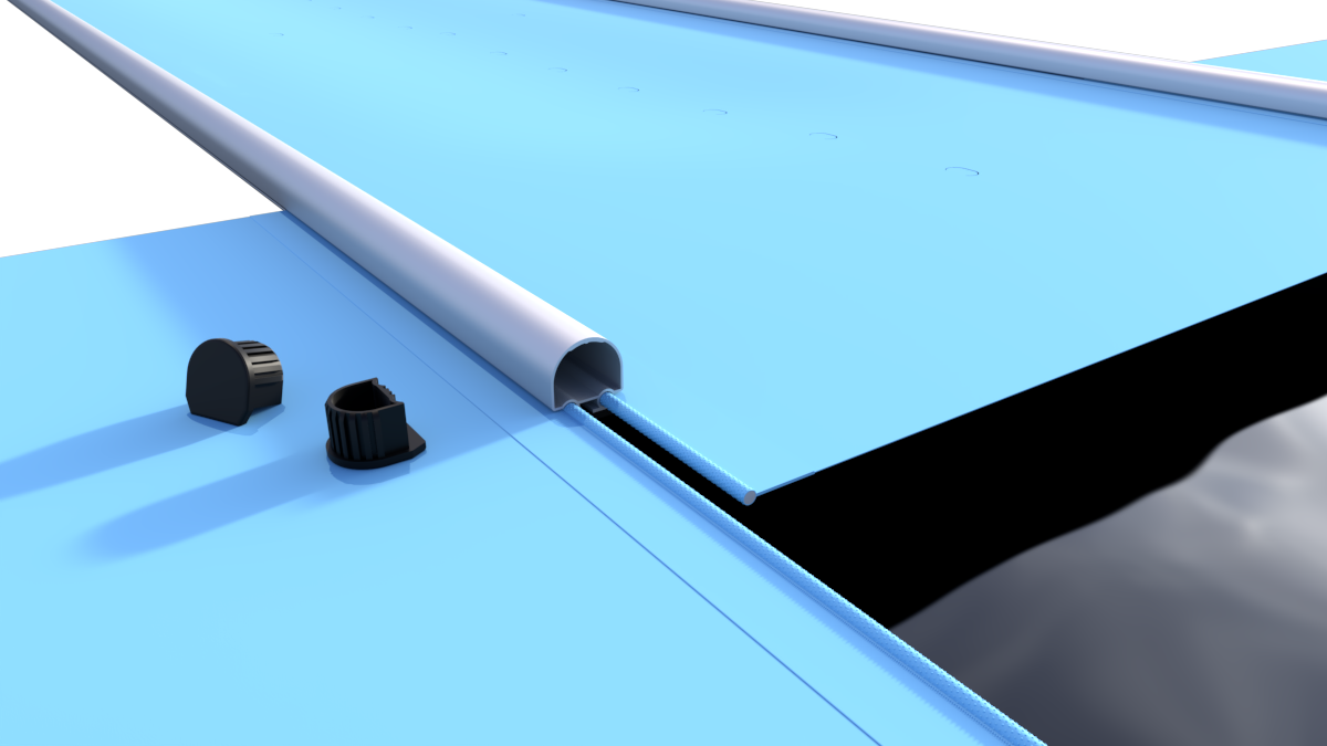 Modell SEGMENT Pool Sicherheitsabdeckung Stangenabdeckung Rollschutzabdeckung