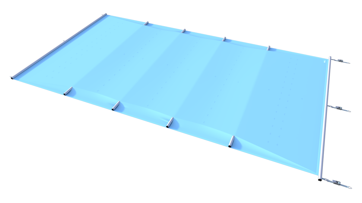 Pool Sicherheitsabdeckung Stangenabdeckung Rollschutz Modell STANDARD