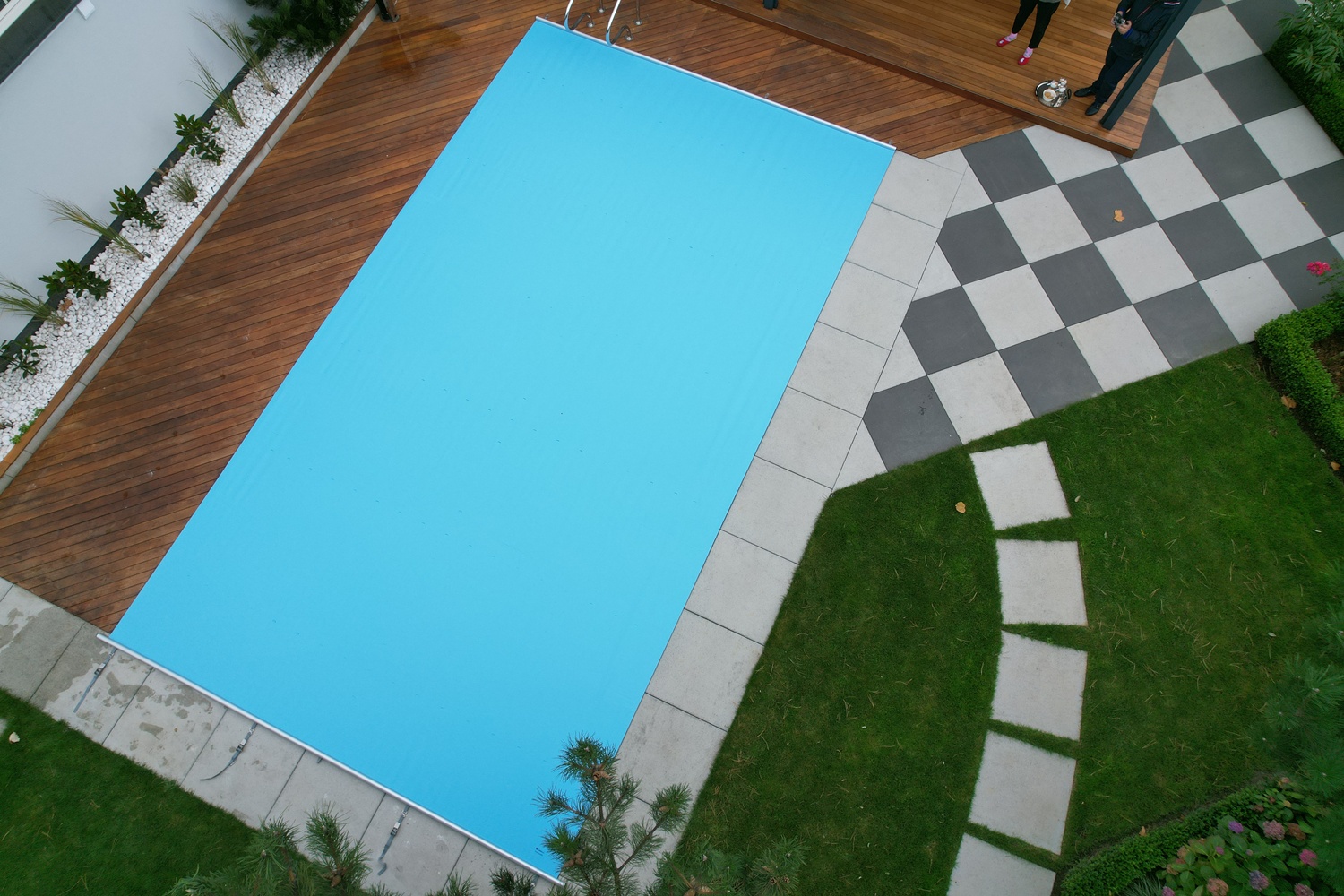 Modell EXTRA-TOP Pool Sicherheitsabdeckung Stangenabdeckung Rollschutzabdeckung
