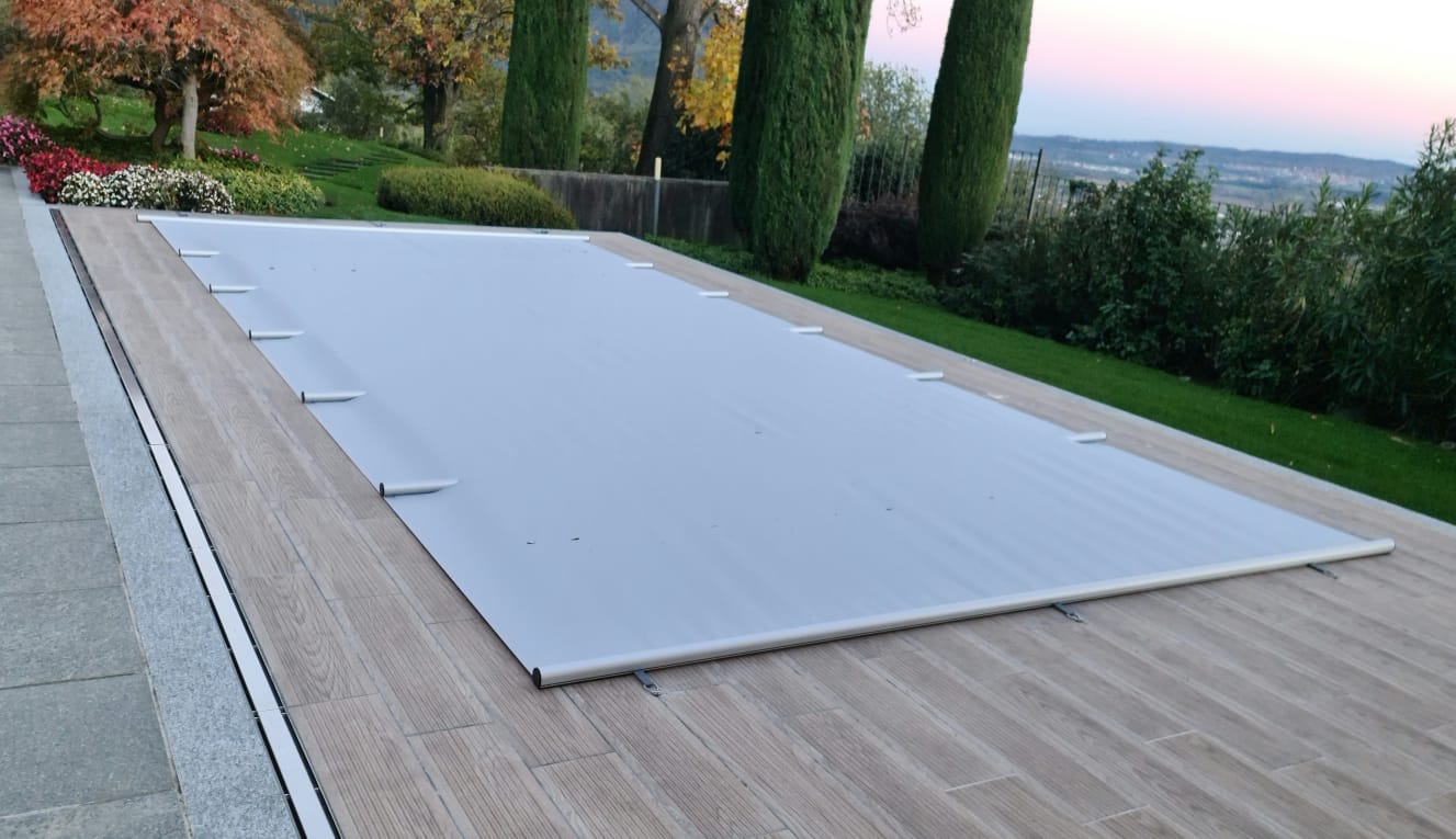 Modell STANDARD Pool Sicherheitsabdeckung Stangenabdeckung Rollschutz