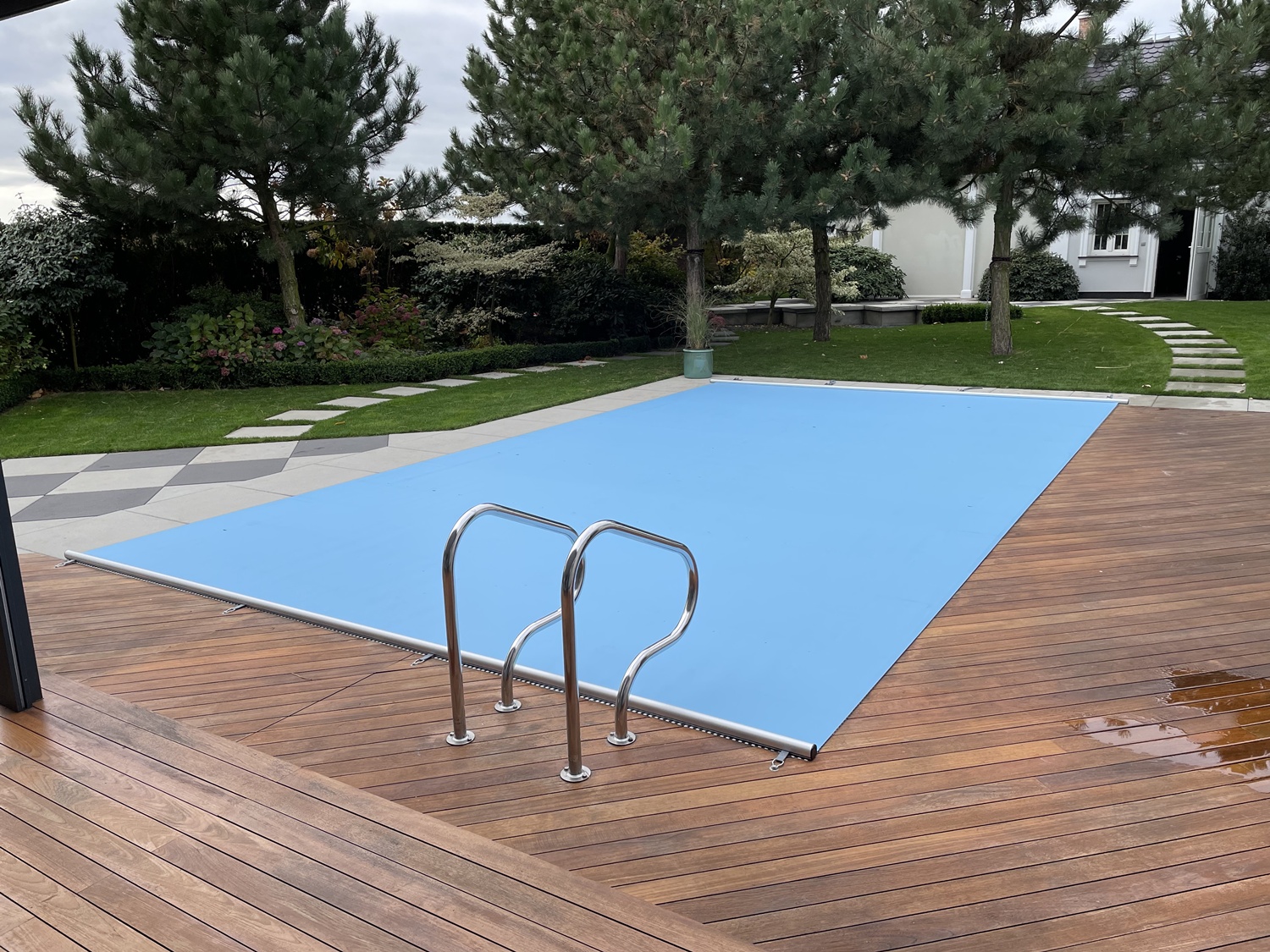 Modell EXTRA-TOP Pool Sicherheitsabdeckung Stangenabdeckung Rollschutzabdeckung