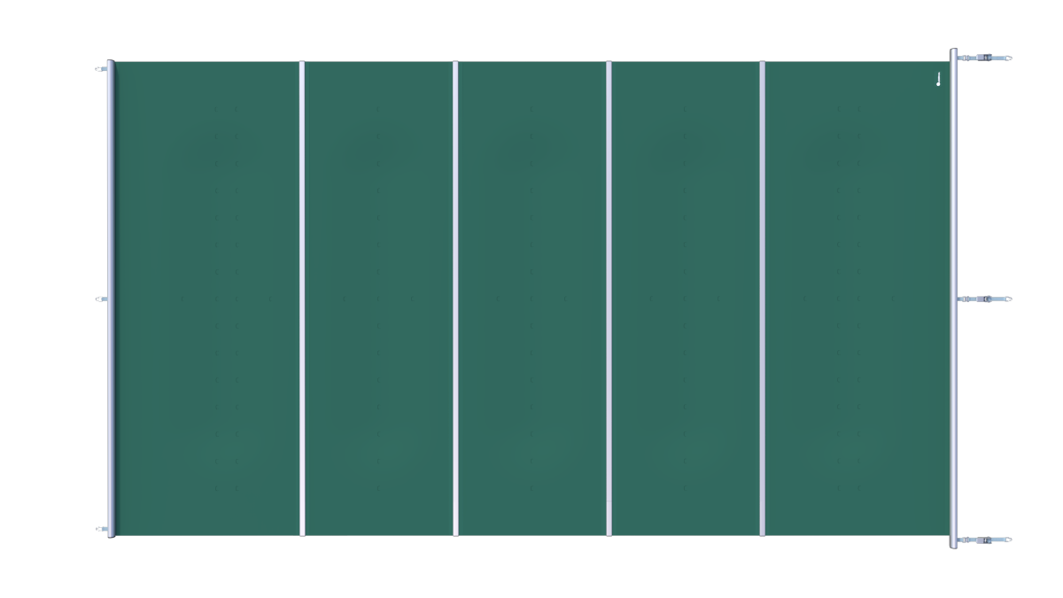 Modell FLAT-SECTION Pool Sicherheitsabdeckung Stangenabdeckung Rollschutzabdeckung