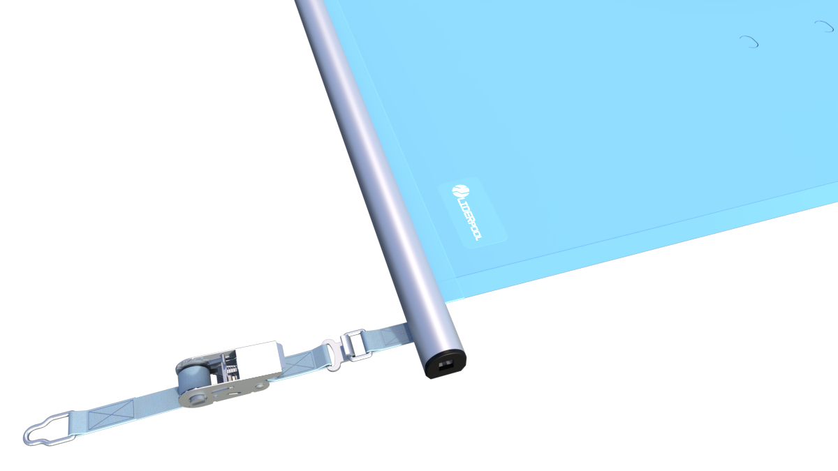 Modell EXTRA-TOP Pool Sicherheitsabdeckung Stangenabdeckung Rollschutzabdeckung