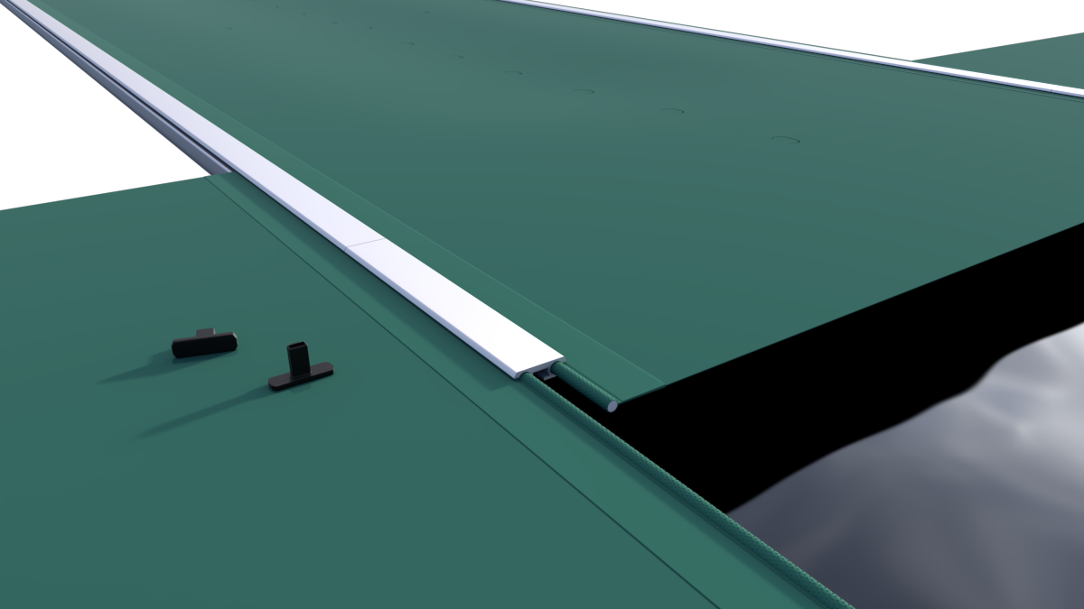 Modell FLAT-SECTION Pool Sicherheitsabdeckung Stangenabdeckung Rollschutzabdeckung
