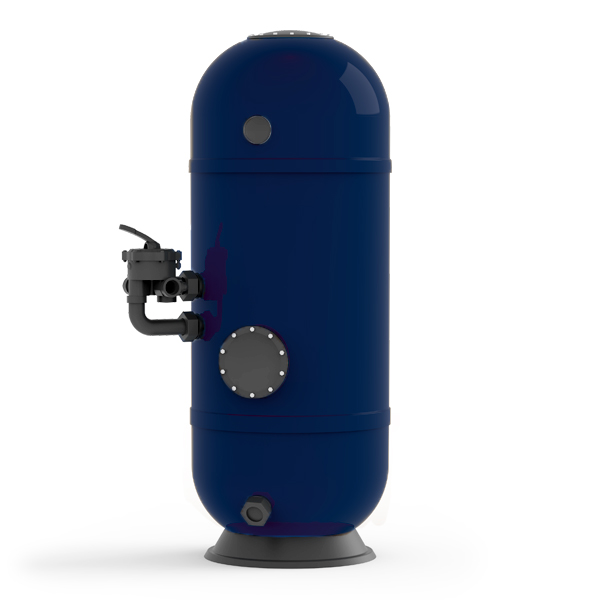 Polyester Hochschicht Filter Leoben 2, 1,0 m Filterbett, Filterstern, inklusive 6-Wege Ventil