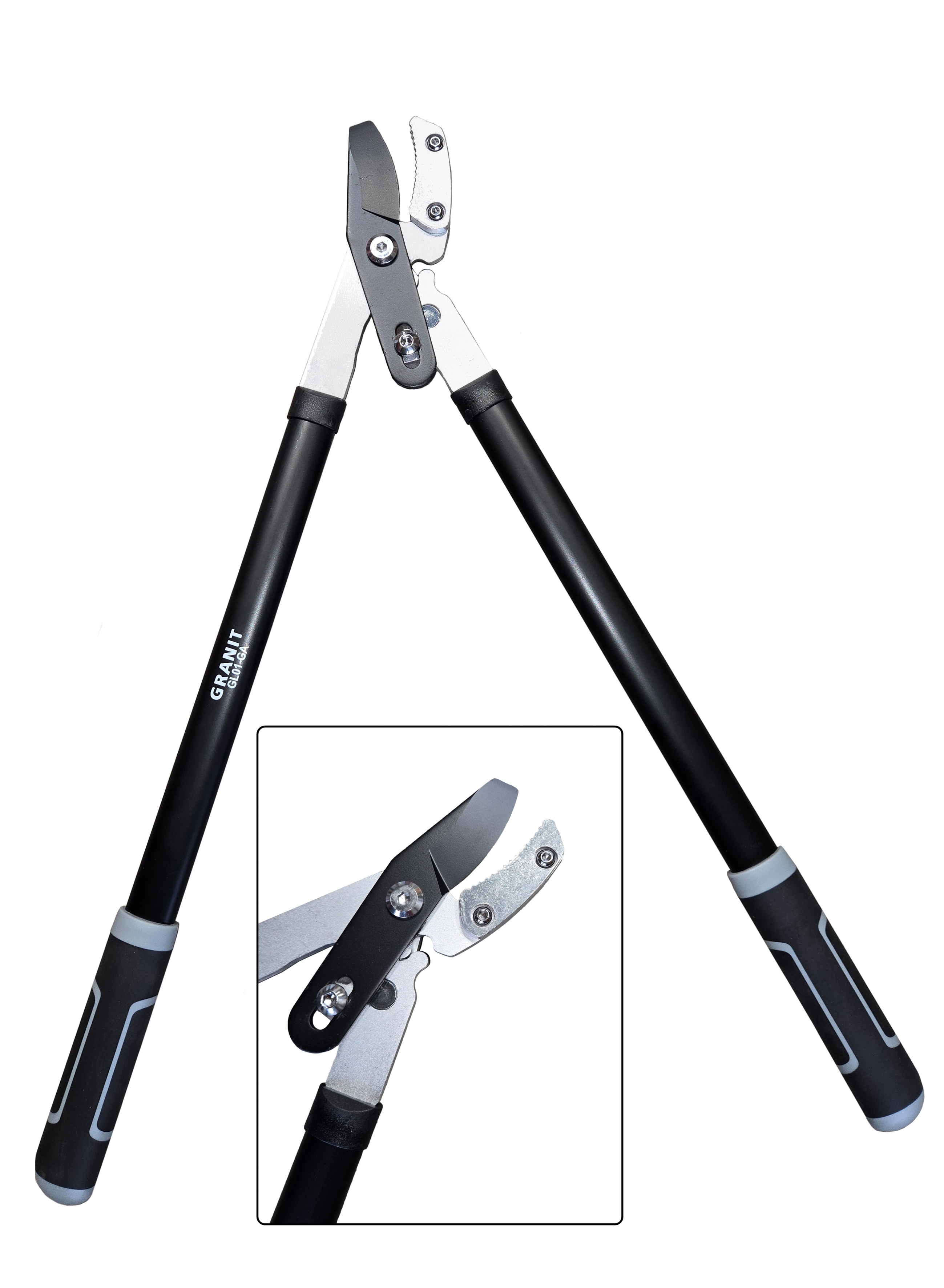 Getriebe-Astschere Gartenschere Astschere Baumschere 68cm Carbonstahl mit Antihaftbeschichtung