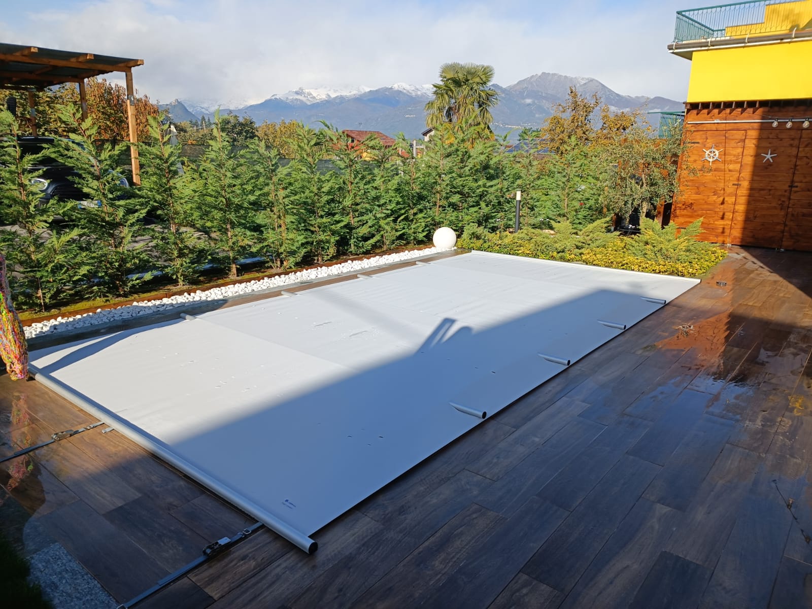Pool Sicherheitsabdeckung Stangenabdeckung Rollschutz Modell STANDARD