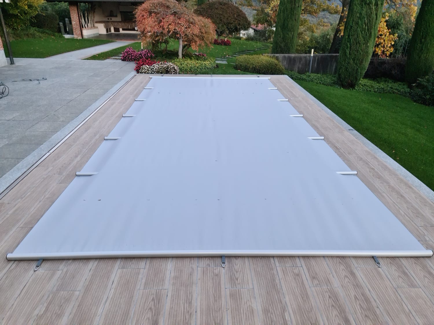 Pool Sicherheitsabdeckung Stangenabdeckung Rollschutz Modell STANDARD